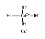 Cadmate(2-), tetraiodo-, dicesium, (T-4)- (9CI) Structure
