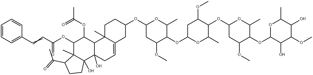 牛奶藤糖苷E2, 157000-65-2, 结构式