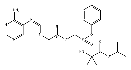 Alanine, N-[(S)-[[(1R)-2-(6-amino-9H-purin-9-yl)-1-methylethoxy]methyl]phenoxyphosphinyl]-2-methyl-, 1-methylethyl ester|艾米替诺福韦