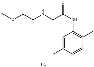 N-(2,5-二甲基苯基)-2-((2-甲氧基乙基)氨基)乙酰胺盐酸盐, 1572317-62-4, 结构式