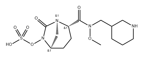 (2S,5R)-N-Methyloxy-7-oxo-N-(piperidin-3- ylmethyl)-6-(sulfooxy)-1,6-diazabicyclo[3.2.1] octane-2-carboxamide|(2S,5R)-N-METHYLOXY-7-OXO-N-(PIPERIDIN-3- YLMETHYL)-6-(SULFOOXY)-1,6-DIAZABICYCLO[3.2.1] OCTANE-2-CA