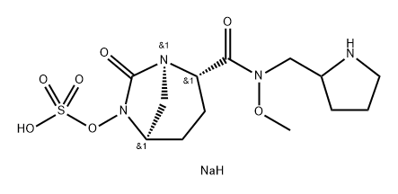 Sulfuric acid, mono[(1R,2S,5R)-2-[[methoxy(2- pyrrolidinylmethyl)amino]carbonyl]-7-oxo-1, 6-diazabicyclo[3.2.1]oct-6-yl] ester, sodium salt (1:1)|SULFURIC ACID, MONO[(1R,2S,5R)-2-[[METHOXY(2- PYRROLIDINYLMETHYL)AMINO]CARBONYL]-7-OXO-1, 6-DIAZABIC