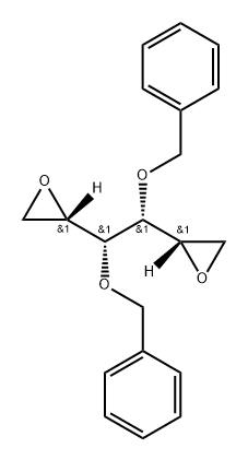 L-Iditol, 1,2:5,6-dianhydro-3,4-bis-O-(phenylmethyl)- Struktur