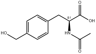 AC-L-4-羟甲基苯丙氨酸, 15742-95-7, 结构式