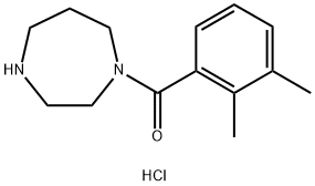 (1,4-二氮杂环庚-1-基)(2,3-二甲基苯基)甲酮盐酸盐, 1576999-75-1, 结构式