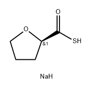 2-Furancarbothioic acid, tetrahydro-, sodium salt (1:1), (2R)- Structure
