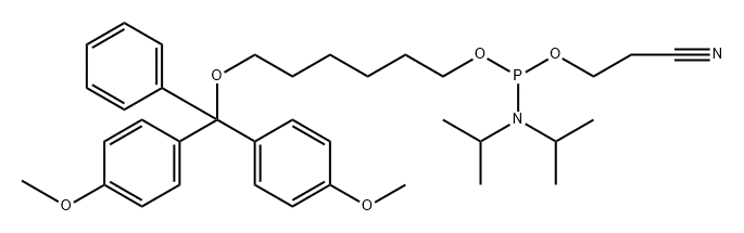 SPACER-C6 亚磷酰胺 结构式