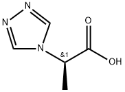 4H-1,2,4-Triazole-4-acetic acid, α-methyl-, (αR)- Structure