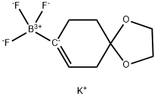 Borate(1-), 1,4-dioxaspiro[4.5]dec-7-en-8-yltrifluoro-, potassium (1:1), (T-4)- Struktur