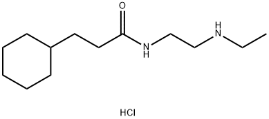 3-环己基-N-(2-(乙基氨基)乙基)丙酰胺盐酸盐, 1581641-31-7, 结构式