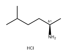 (R)-5-methylhexan-2-amine hydrochloride 结构式