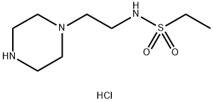 N-(2-(piperazin-1-yl)ethyl)ethanesulfonamide hydrochloride Structure