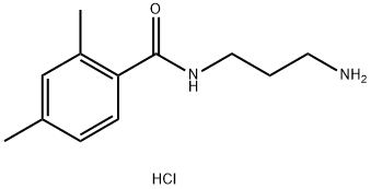 N-(3-氨基丙基)-2,4-二甲基苯甲酰胺盐酸盐,1583734-06-8,结构式