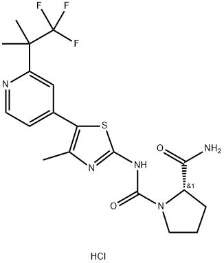 BYL-719 hydrochloride 结构式