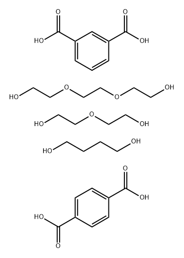 1,3-Benzenedicarboxylic acid polymer with 1,4-Benzenedicarb oxylic acid, 1,4-butanediol, 2,2-[1,2-ethanedyilbis(oxy)]bis [etha nol] and 2,2′-oxybis[ethanol],158415-47-5,结构式