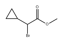 2-溴-2-环丙基乙酸甲酯,1584657-99-7,结构式