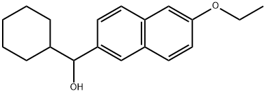 2-Naphthalenemethanol, α-cyclohexyl-6-ethoxy- Structure