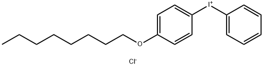 Iodonium, [4-(octyloxy)phenyl]phenyl-, chloride (1:1) Struktur