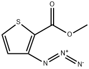 methyl 3-azidothiophene-2-carboxylate Structure