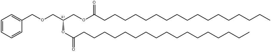 Octadecanoic acid, 1,1'-(1R)-1-[(phenylmethoxy)methyl]-1,2-ethanediyl ester