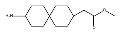 2-(9-氨基螺[5.5]十一烷-3-基)乙酸甲酯, 1590372-03-4, 结构式