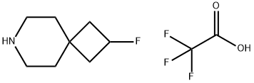 7-Azaspiro[3.5]nonane, 2-fluoro-, 2,2,2-trifluoroacetate (1:1) Struktur