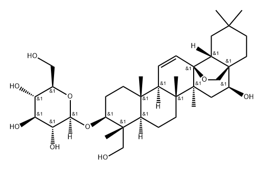 clinoposaponin IX,159121-99-0,结构式