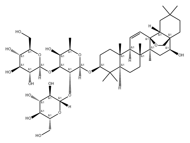 clinoposaponin XI Struktur
