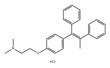 Tamoxifen EP Impurity D(Hydrochloride) (E-Isomer) Structure