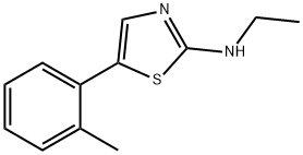 N-ethyl-5-(o-tolyl)thiazol-2-amine Structure