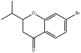 7-bromo-2-isopropylchroman-4-one Structure