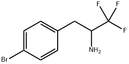 Benzeneethanamine, 4-bromo-α-(trifluoromethyl)- 化学構造式