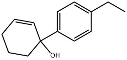 1-(4-Ethylphenyl)-2-cyclohexen-1-ol Struktur