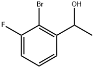 1-(2-Bromo-3-fluorophenyl)ethanol Struktur