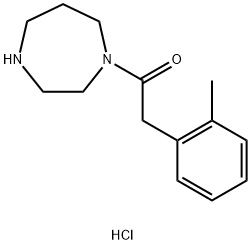 1-(1,4-Diazepan-1-yl)-2-(o-tolyl)ethan-1-one hydrochloride Structure