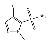 4-chloro-1-methyl-1H-pyrazole-5-sulfonamide Structure