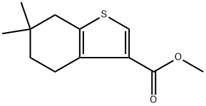 6,6-二甲基-4,5,6,7-四氢苯并[B]噻吩-3-羧酸甲酯, 1594103-30-6, 结构式