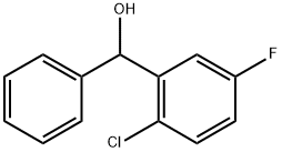 (2-chloro-5-fluorophenyl)(phenyl)methanol Structure