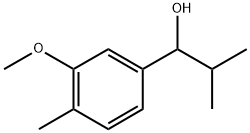 1-(3-methoxy-4-methylphenyl)-2-methylpropan-1-ol Structure