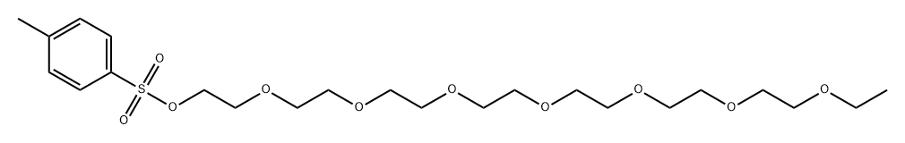 七乙二醇单乙醚对甲苯磺酸酯 结构式