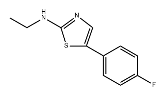 N-ethyl-5-(4-fluorophenyl)thiazol-2-amine Structure