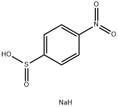 sodium 4-nitrobenzene-1-sulfinate 化学構造式