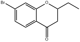 7-bromo-2-ethylchroman-4-one Struktur