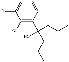 2,3-Dichloro-α,α-dipropylbenzenemethanol,1596035-25-4,结构式