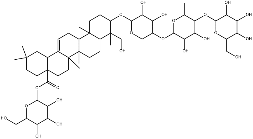 Cephalaria saponin A Struktur