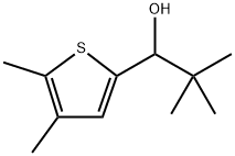 α-(1,1-Dimethylethyl)-4,5-dimethyl-2-thiophenemethanol Structure