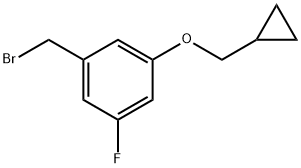 1-(Bromomethyl)-3-(cyclopropylmethoxy)-5-fluorobenzene|
