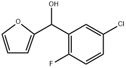 (5-chloro-2-fluorophenyl)(furan-2-yl)methanol Structure