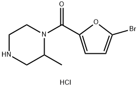 (5-Bromofuran-2-yl)(2-methylpiperazin-1-yl)methanone hydrochloride|(5-溴呋喃-2-基)(2-甲基哌嗪-1-基)甲酮盐酸盐