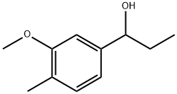 1-(3-methoxy-4-methylphenyl)propan-1-ol 结构式